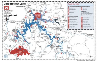 Dale Hollow Lake Map