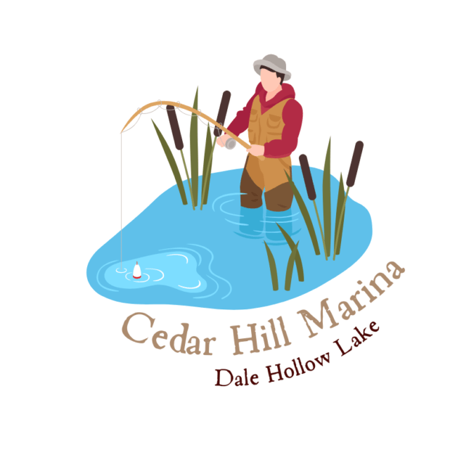 logo for Cedar Hill Marina at Dale Hollow Lake